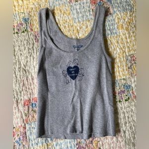 brandy melville angel baby tank top